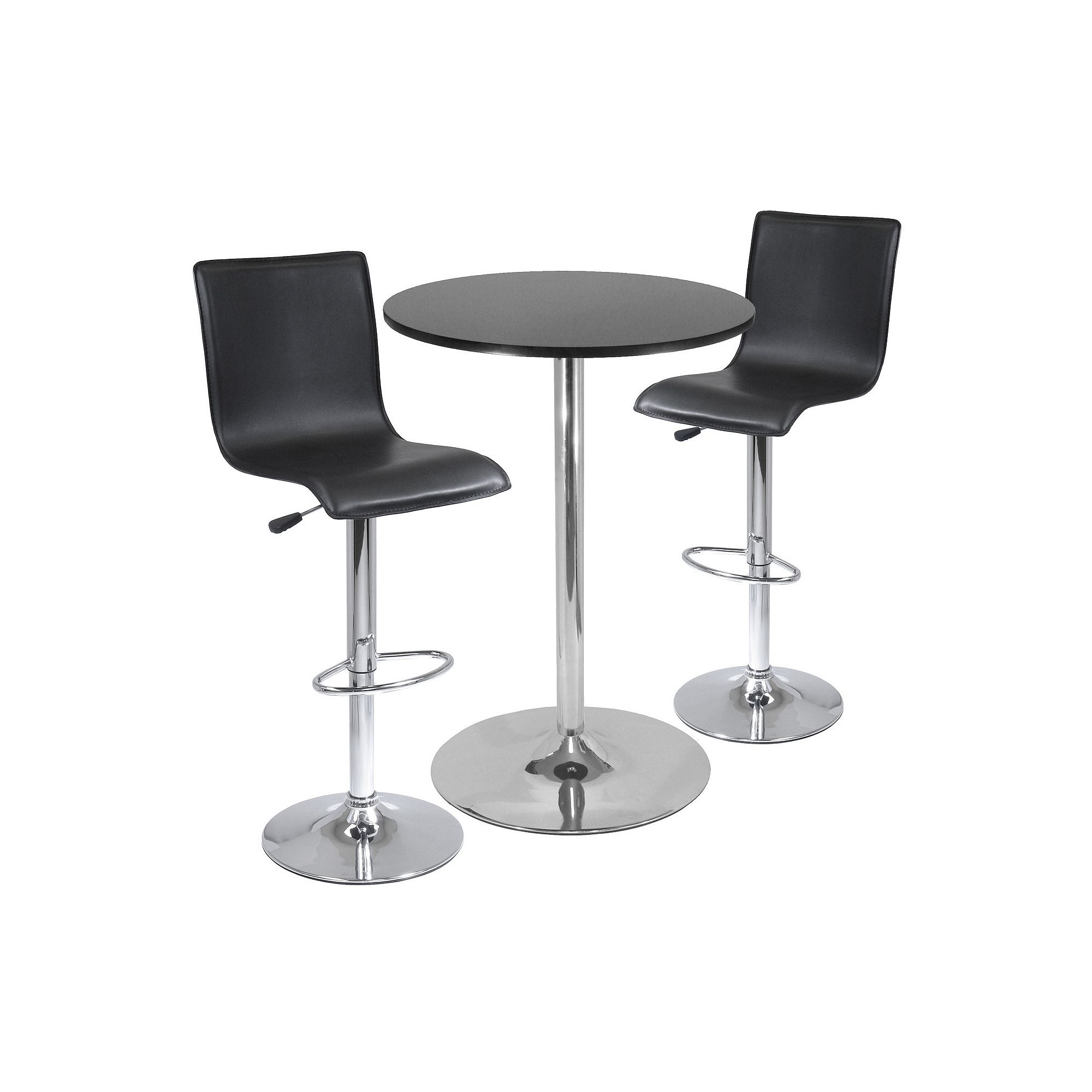 Winsome Spectrum 3-pc. Pub Table Set, Black