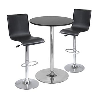 Winsome Spectrum 3 pc Pub Table Set