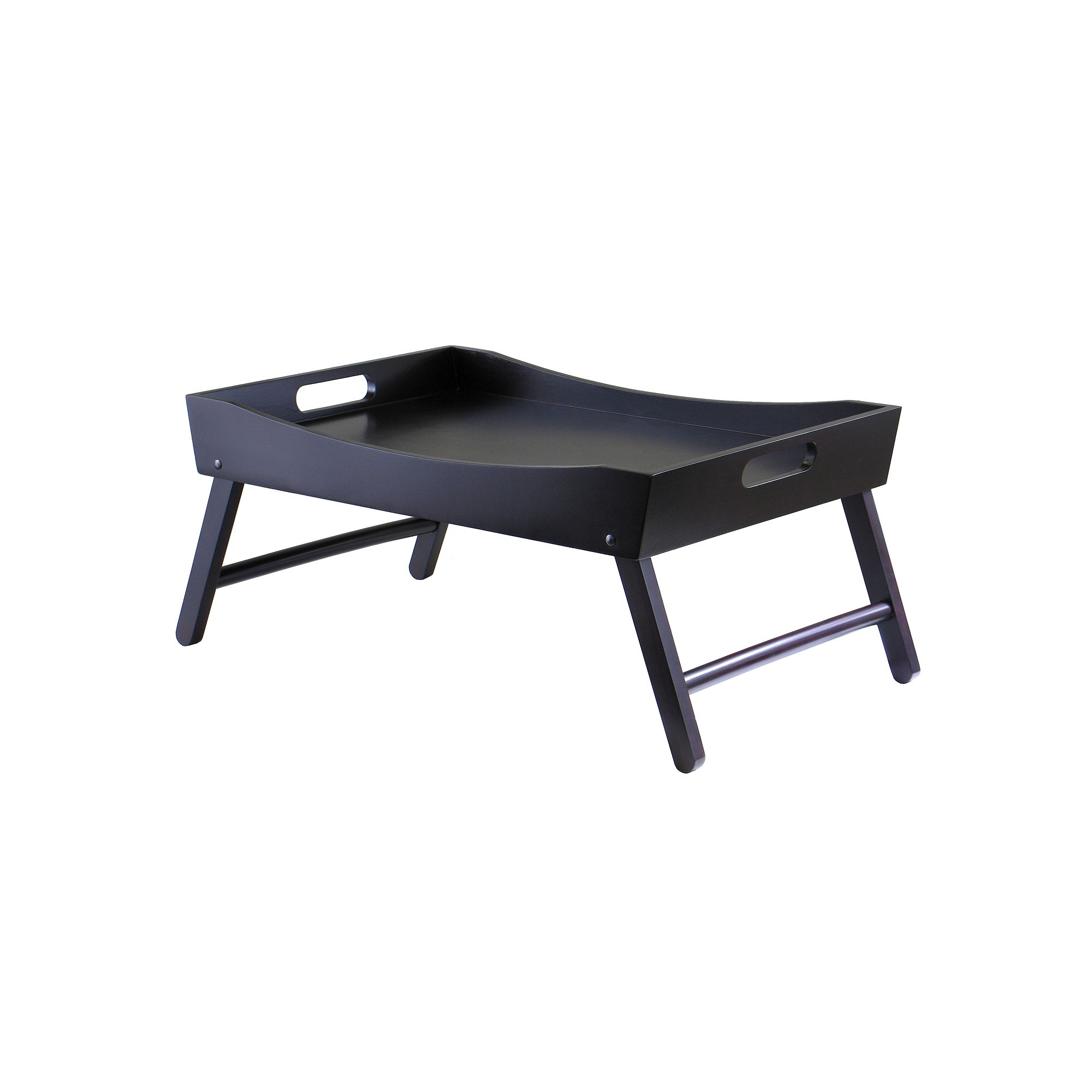 Winsome Benito Foldable Bed Tray, Dark Brown