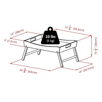 Winsome Benito Foldable Bed Tray