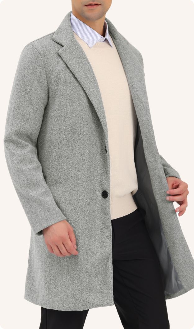 Kohls mens 2024 wool coats