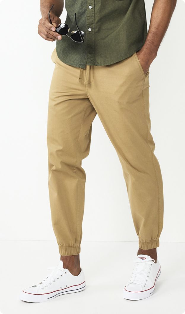 Kohls mens hot sale khaki joggers