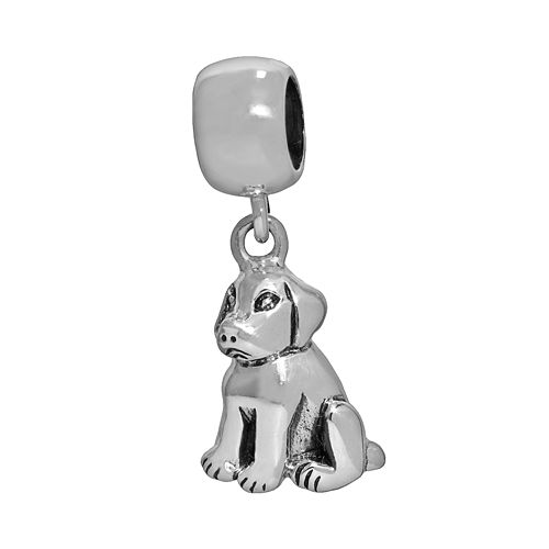Individuality Beads Sterling Silver Dog Charm