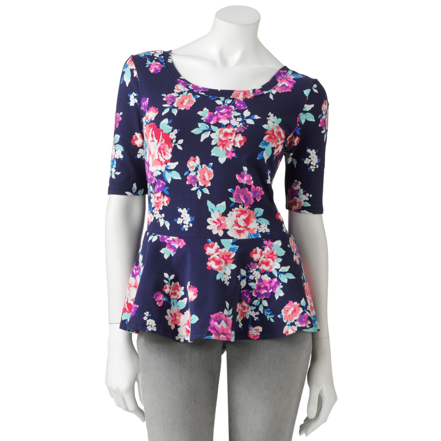 kohls peplum top