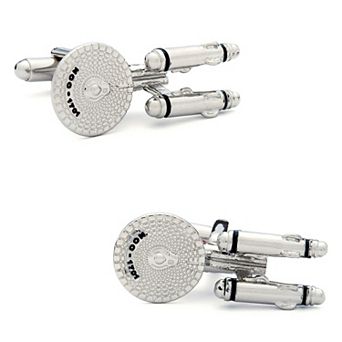 Men's Cuff Links, Inc. Star Trek Starship Enterprise Cuff Links
