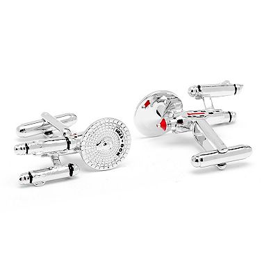 Men's Cuff Links, Inc. Star Trek Starship Enterprise Cuff Links