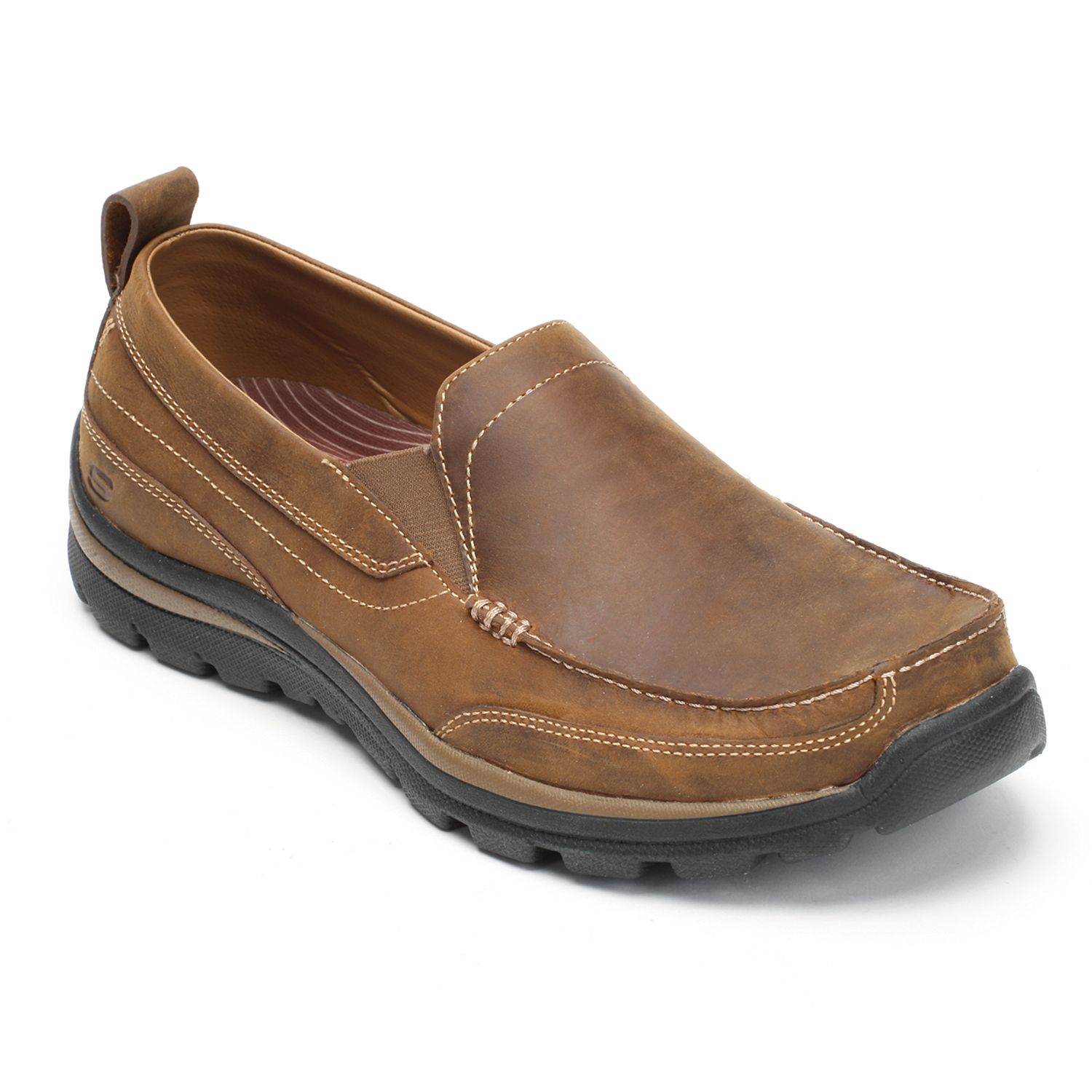 skechers memory foam mens loafers