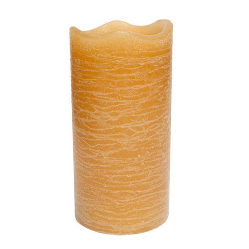 Inglow Cinnamon Chai 3 x 6 Flameless LED Rustic Pillar Candle