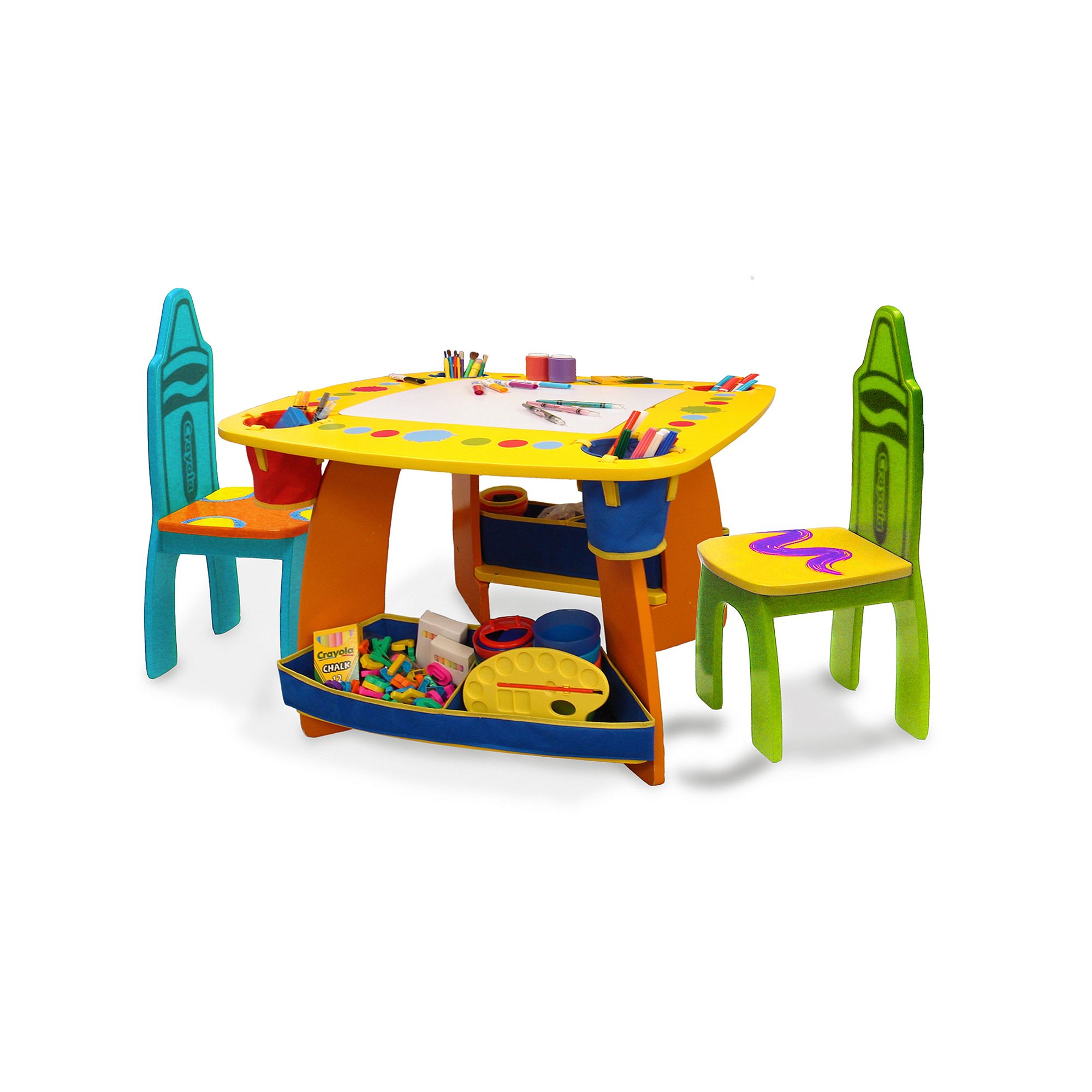 Crayola Wooden Table & Chair Set, Multi