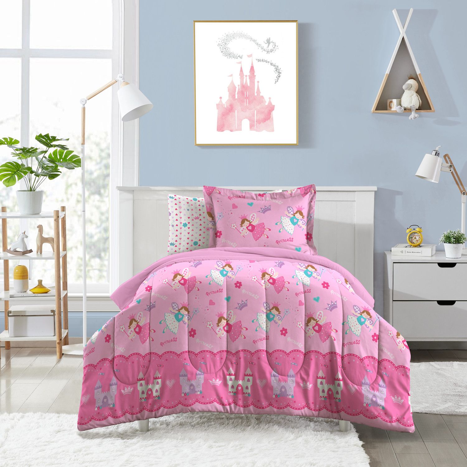 twin princess bedroom set