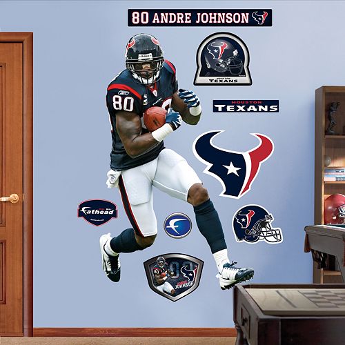 Fathead Houston Texans Andre Johnson Wall Decals