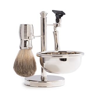 4 pc Mach3 Chrome Shaving Kit
