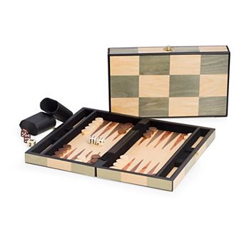 12 in Wooden Backgammon Set