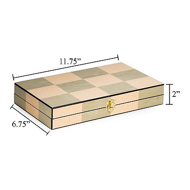 12-in. Wooden Backgammon Set