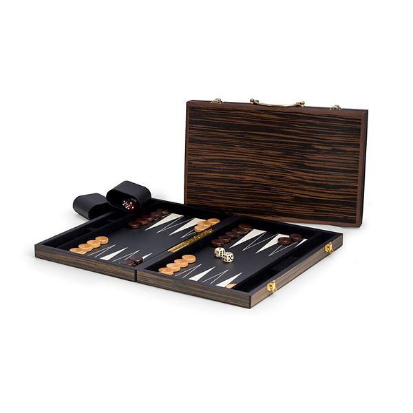 15-in. Wooden Backgammon Set