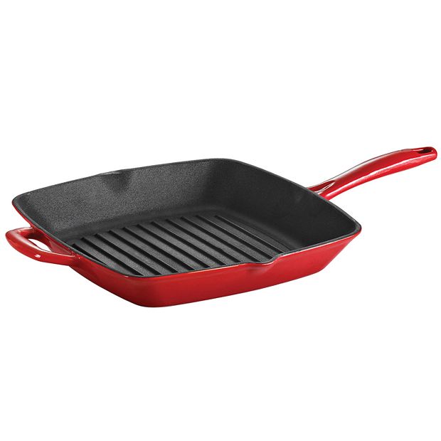 Tramontina Enameled Cast Iron 11 in. Grill Pan