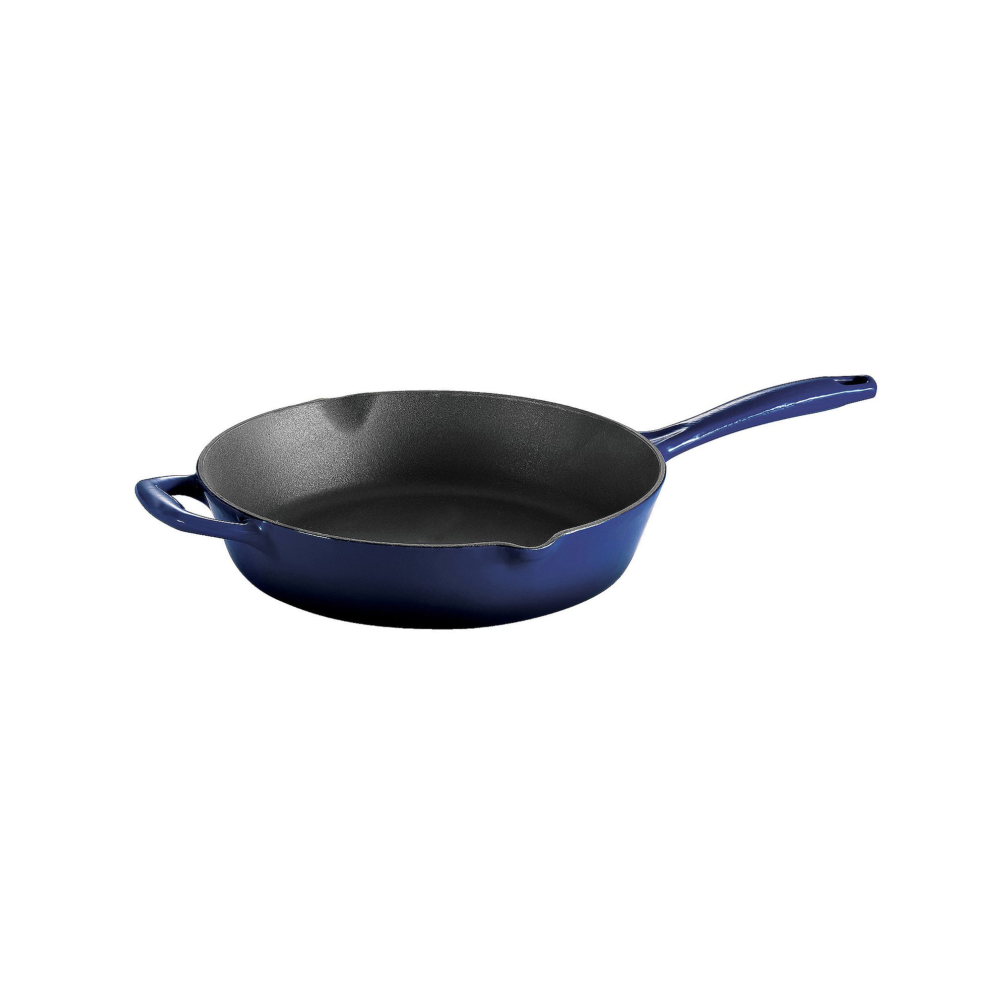 Tramontina Enameled Cast-Iron 10-in. Skillet, Blue