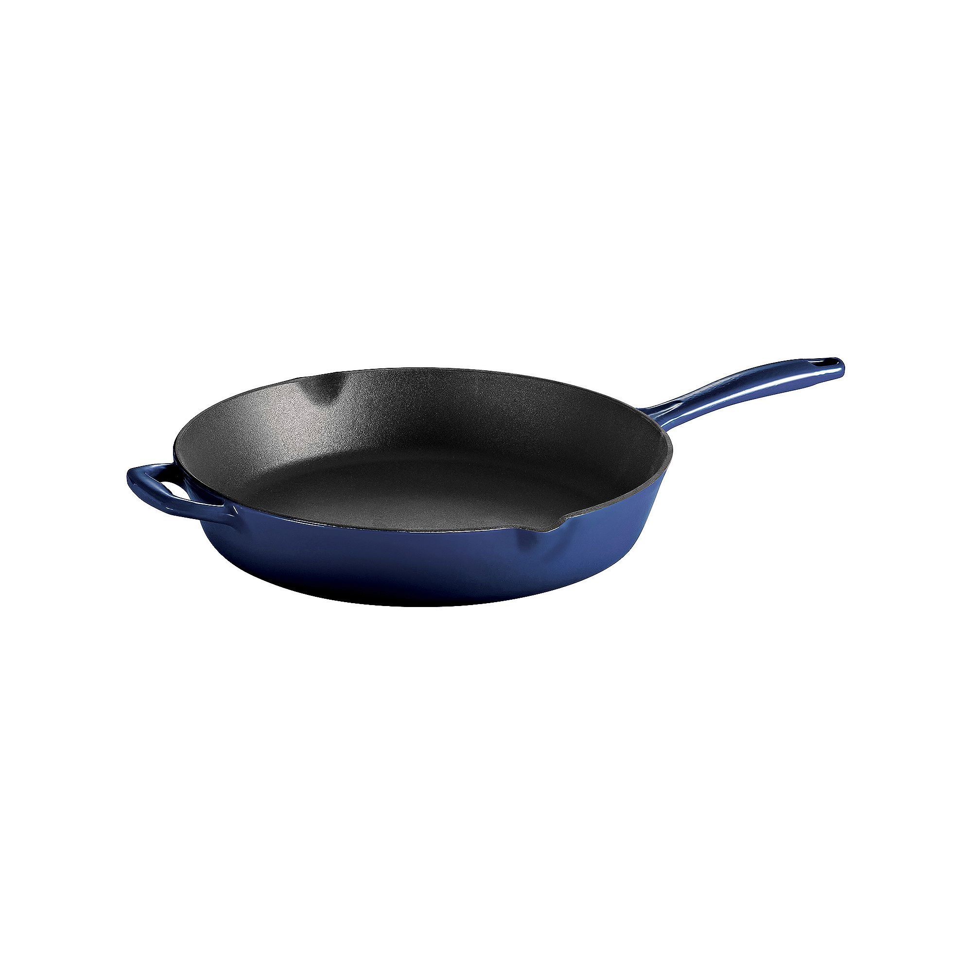 Tramontina Enameled Cast-Iron 12-in. Skillet, Blue