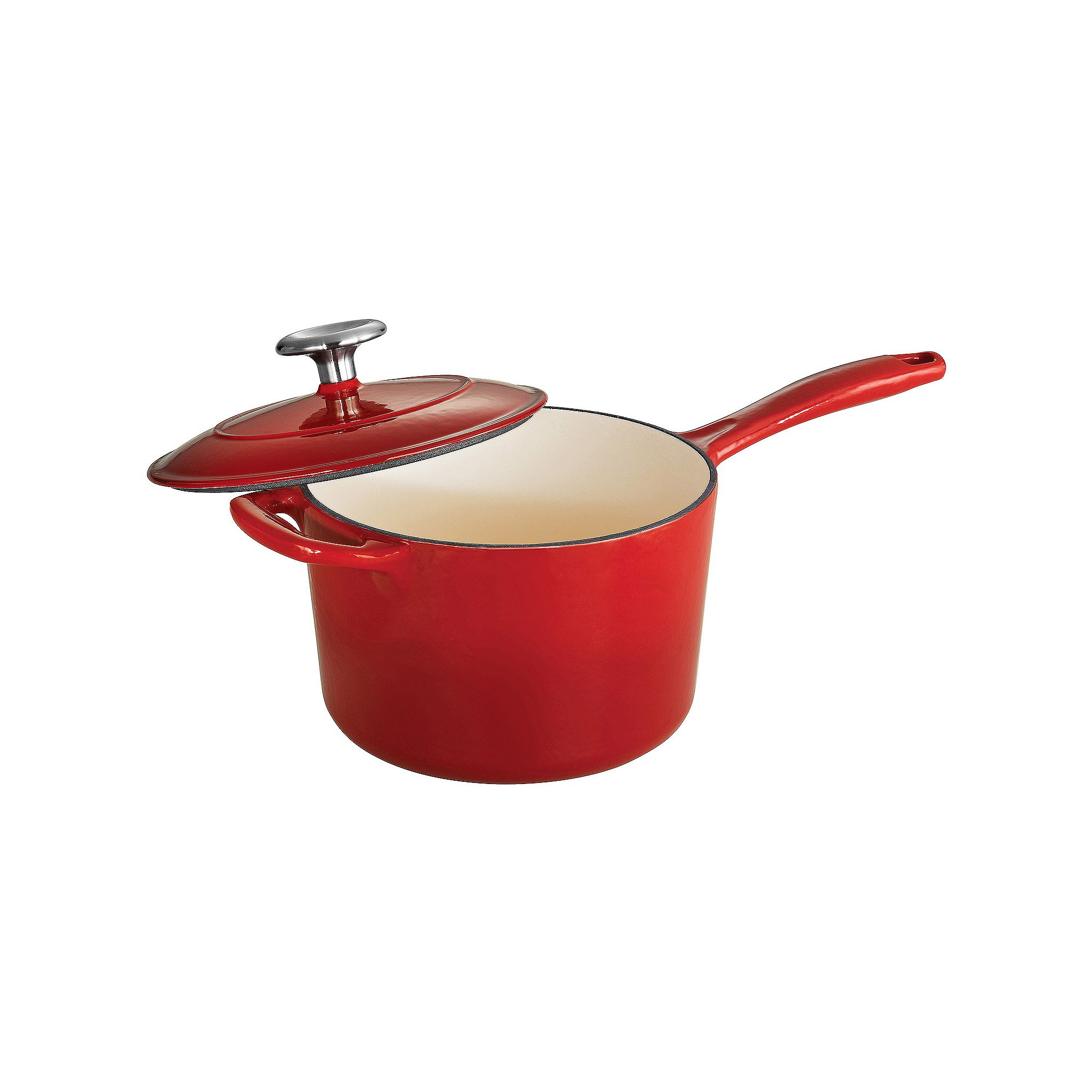Tramontina Enameled Cast-Iron 2 1/2-qt. Covered Saucepan