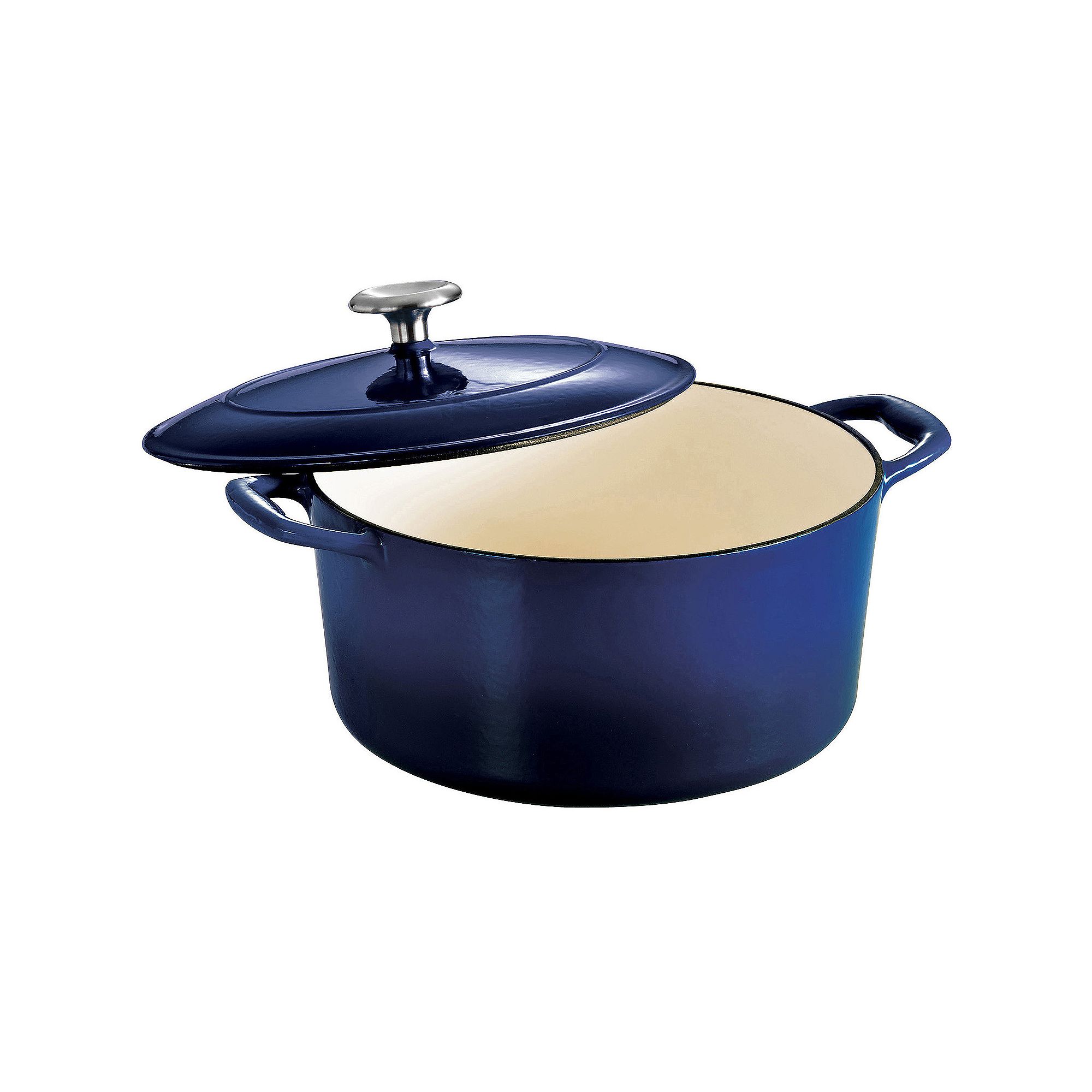 Tramontina Enameled Cast-Iron 5.5-qt. Dutch Oven, Blue