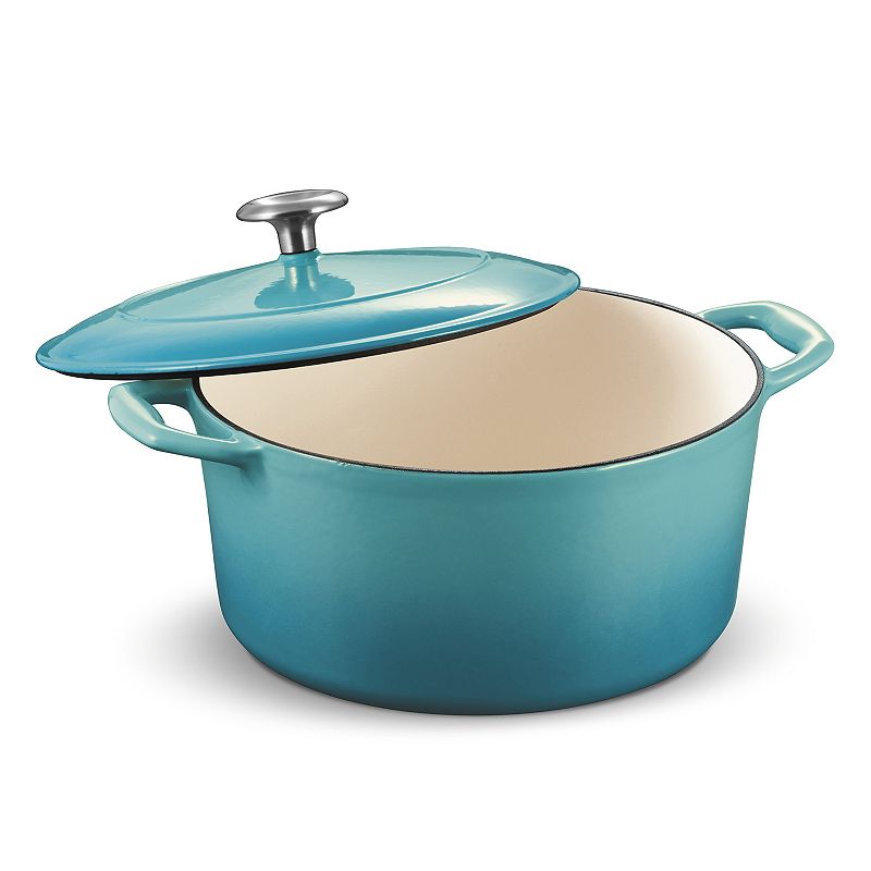 UPC 016017123328 product image for Tramontina Enameled Cast-Iron 5.5-qt. Dutch Oven, Medium Blue | upcitemdb.com