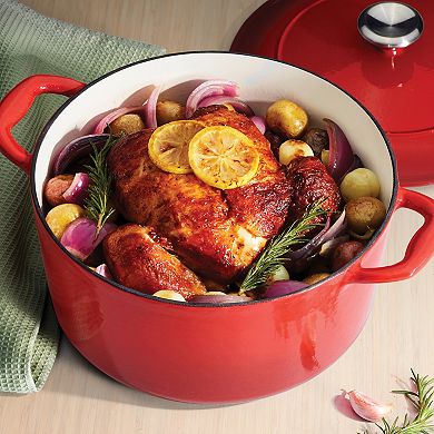 Tramontina Enameled Cast-Iron 6 1/2-qt. Dutch Oven