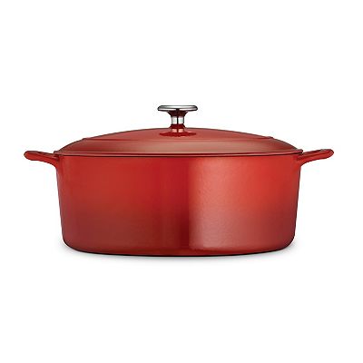 Tramontina Enameled Cast-Iron Oval Dutch Oven