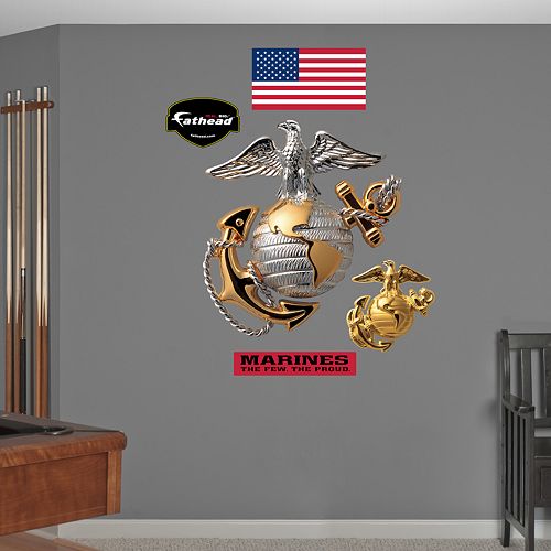 USMC Globe and Anchor Wall Decals by Fathead