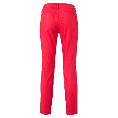 ELLE™ Color Slim Ankle Jeans