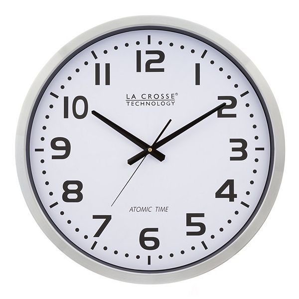 La Crosse Technology 20in. Atomic Analog Wall Clock
