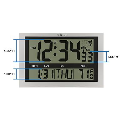 La Crosse Technology Radio-Controlled Wall Clock