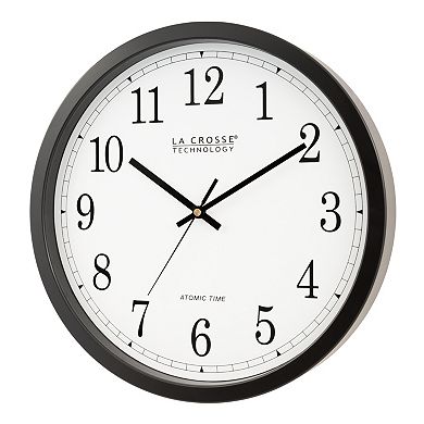 La Crosse Technology 14-in. Atomic Analog Wall Clock