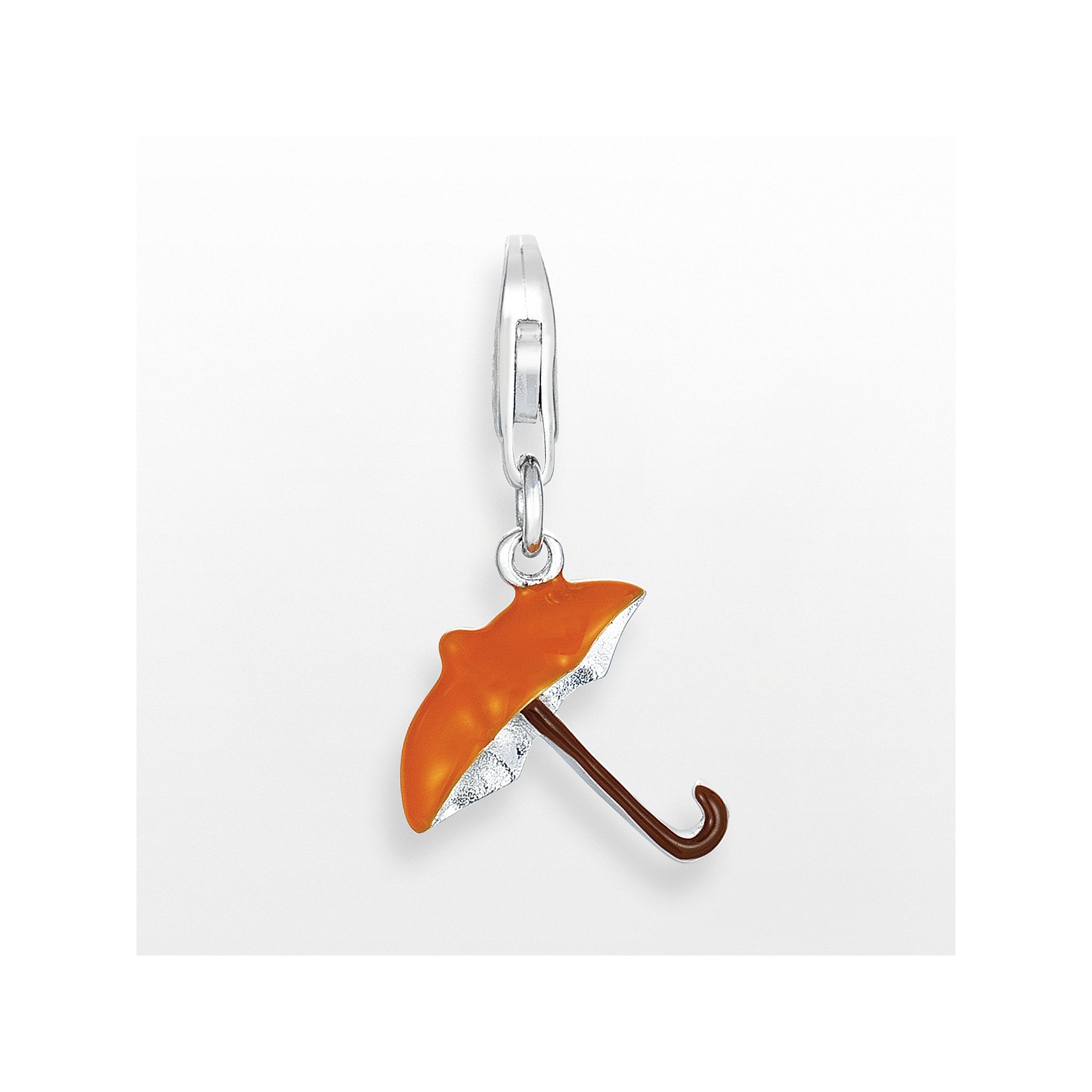 Sterling Silver Umbrella Charm, Womens