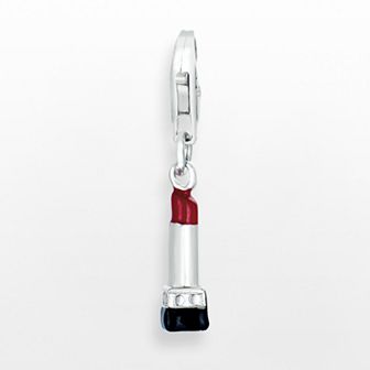 Sterling Silver Lipstick Charm
