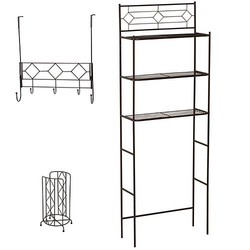 Zenith Geometric 3pc. Bath Storage Set