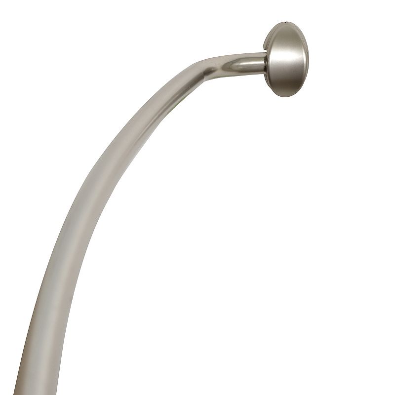 Zenna Home E35603 Single Curved Shower Rod