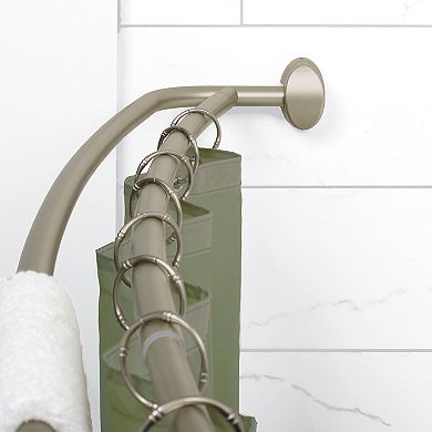 Zenna Home Double Curved Shower Curtain Rod