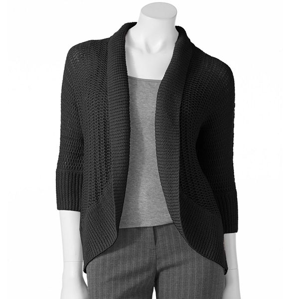 Women's Sonoma Goods For Life® Open-Work Cocoon Cardigan