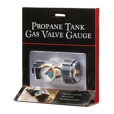 Charcoal Companion Propane Tank Gas Valve Gauge