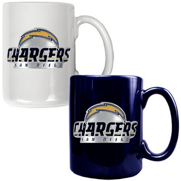 San Diego Chargers 2pc. Ceramic Mug Set