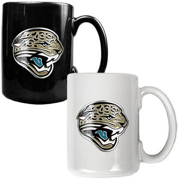 Jacksonville Jaguars 2-pc. Ceramic Mug Set Jacksonville Jaguars 2-pc. Ceramic Mug Set