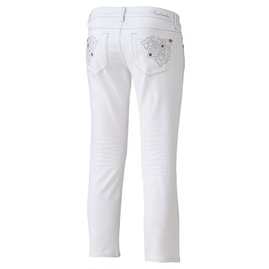Hydraulic Rhinestone Capris - Juniors