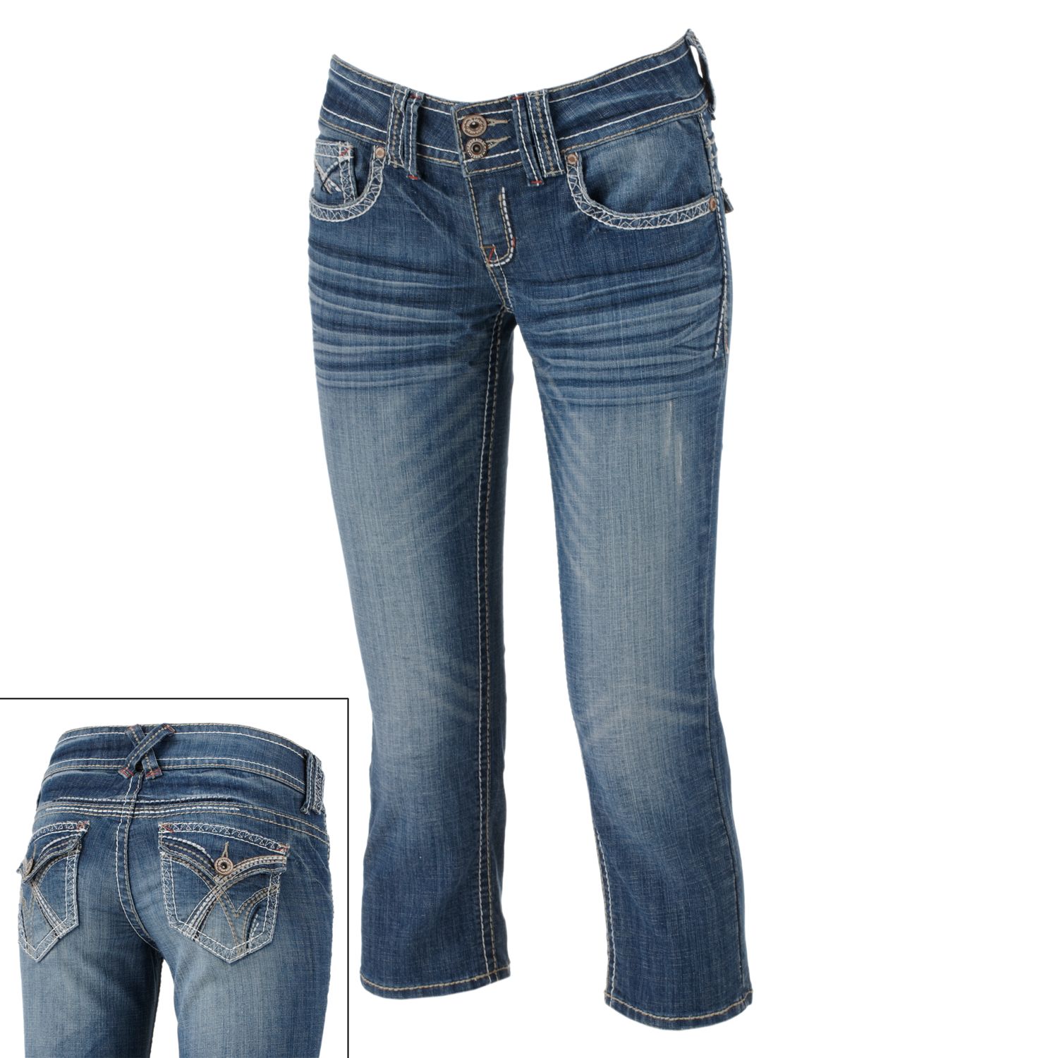 kohls cropped jeans