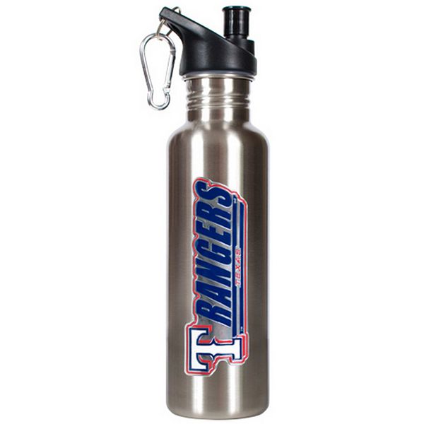 Mlb Texas Rangers 20oz Stainless Steel Water Bottle : Target