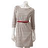 LC Lauren Conrad Striped T-Shirt Dress