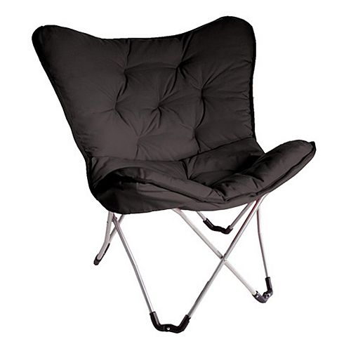 Student Lounge Black Butterfly Chair