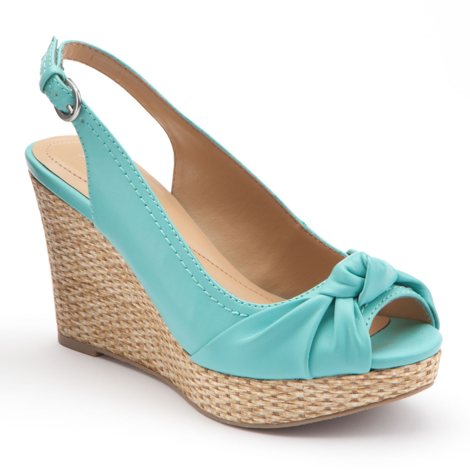 slingback wedge shoes