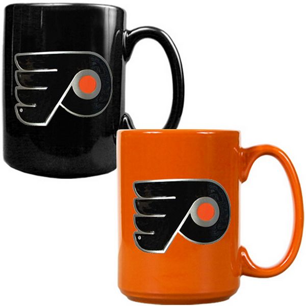 Philadelphia Flyers 2 Pc Ceramic Mug Set