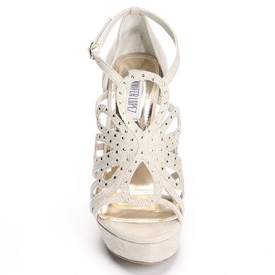 Jennifer Lopez Studded Platform Dress Sandals - Women