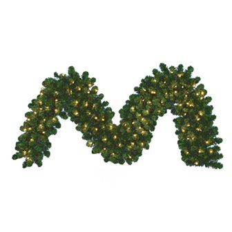 Kurt Adler 9-ft. Pre-Lit Vanderbilt Garland